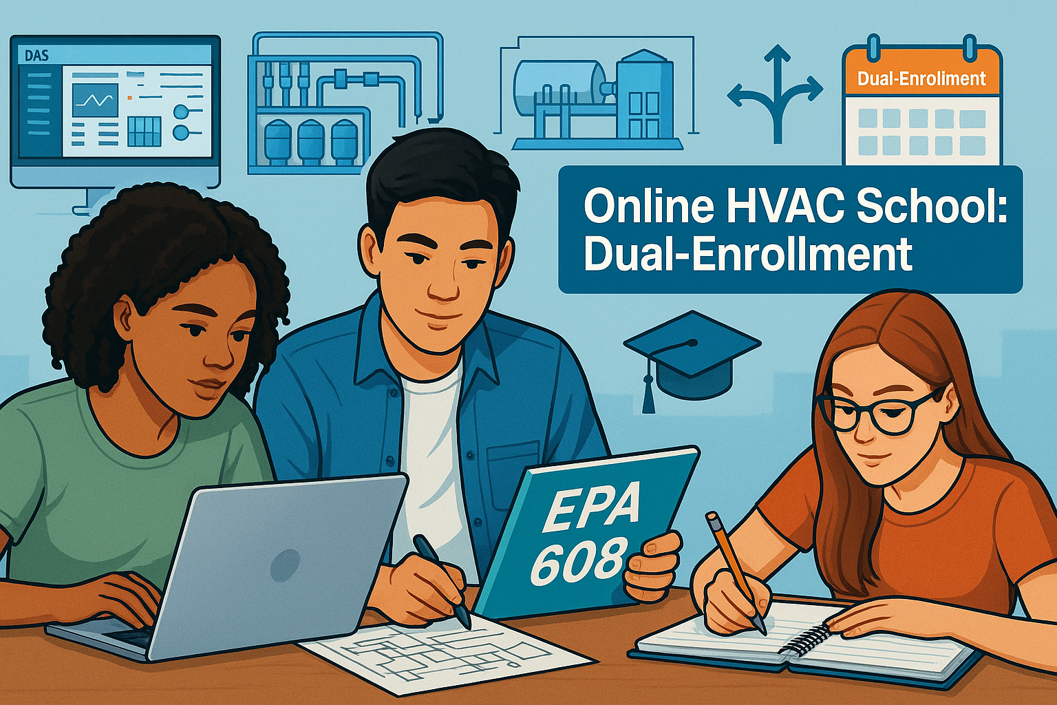 Online HVAC School for High School Grads: Dual-Enrollment and Bridging Options