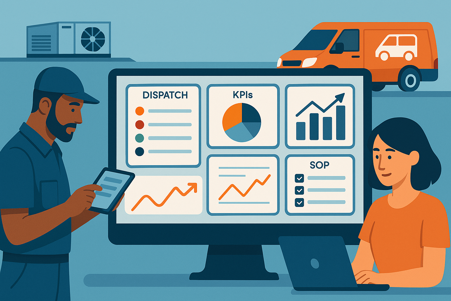 Online HVAC Education for Service Managers: Dispatch, KPIs, and SOPs